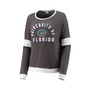 Women's Gray, White Florida Gators Worth the Hype Color-Blocked Tri-Blend Long Sleeve T-shirt
