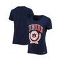 Women's Navy Auburn Tigers T-shirt