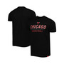 Mens' and Women's Black Chicago Bulls Turbo Tri-Blend T-shirt