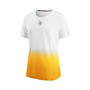 Women's White Minnesota Vikings Dip Dye T-shirt