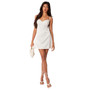 Women's Rowan Mini Satin Slip Dress