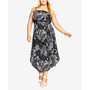 Trendy Plus Size Tamazin Print Dress