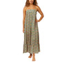 Juniors' Afterglow Ditsy Sleeveless Dress