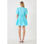 Women's V-neck Button Down Babydoll Dress