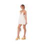 Women's Linen Babydoll Mini Dress