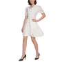 Women's Striped Tie-Front Shirtdress