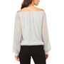 Metallic Off-The-Shoulder Top