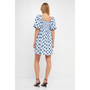 Women's Dotted Babydoll Mini Dress