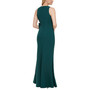 Women's Sleeveless Draped-Detail Laguna-Crepe Gown