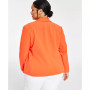 Plus Size Textured Crepe Faux-Double-Breasted Blazer, Created for Macy's