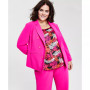 Plus Size Textured Crepe Faux-Double-Breasted Blazer, Created for Macy's