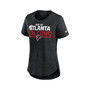 Women's Heather Black Atlanta Falcons Local Fashion Tri-Blend T-shirt
