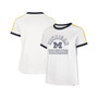 Women's White Michigan Wolverines Sweet Heat Peyton T-shirt