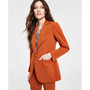 Women's Notched-Collar One-Button Blazer
