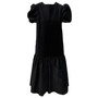 Women's Eugenie Dress in Black Velvet
