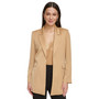 Women's Notched-Collar Open-Front Blazer