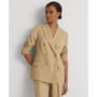 Women's Double-Breasted Twill Blazer