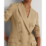 Women's Double-Breasted Twill Blazer