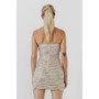 Women's Sequins Ruching Mini Dress