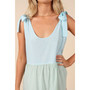 Womens Equator Tie Shoulder Midi Dress