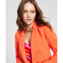 Women's Textured Crepe Faux-Double-Breasted Blazer, Created for Macy's