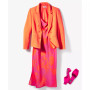 Women's Textured Crepe Faux-Double-Breasted Blazer, Created for Macy's