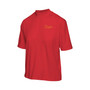 Women's Red Kansas City Chiefs Half-Sleeve Mock Neck T-Shirt