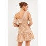 Women's Star Embellished Asymmetrical Dress