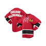 Women's Branded Red Chicago Blackhawks Lace-Up Jersey T-shirt