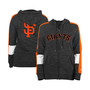 Women's Black San Francisco Giants Colorblock Full-Zip Hoodie