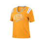 Women's Heathered Tennessee Orange Tennessee Volunteers 15 Min Early Football V-Neck T-shirt