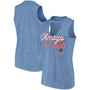 Women's Royal Chicago Cubs Loyalty Choker Neck Tank Top