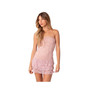 Women's Scarlet layered lace mini dress