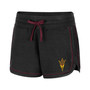Women's Heathered Black Arizona State Sun Devils Lil Sebastian Shorts