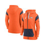 Women's Orange, Navy Denver Broncos Monaco Lightweight Full-Zip Hoodie
