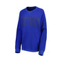 Women's Royal Kentucky Wildcats Surf Plus Size Southlawn Waffle-Knit Thermal Tri-Blend Long Sleeve T-shirt