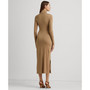 Women's Tie-Front Turtleneck Sweater Dress