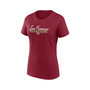 Women's Branded Scarlet, Black San Francisco 49ers Fan T-shirt Combo Set