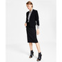 Women's Textured Crepe Scrunch-Sleeve Blazer, Created for Macy's