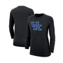 Women's Black Kentucky Wildcats Logo Performance Long Sleeve T-shirt