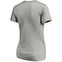 Women's Heathered Gray Chicago White Sox Core Official Logo V-Neck T-shirt