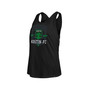 Women's Black Austin FC Athletic Split Back Tank Top