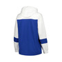 Women's Royal Toronto Blue Jays Plus Size Colorblock Pullover Hoodie