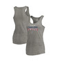 Women's Branded Heathered Gray Cleveland Cavaliers Americana Racerback Tri-Blend Tank Top