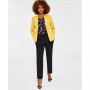 Crepe One-Button Blazer