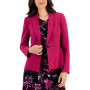 Crepe One-Button Blazer