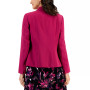 Crepe One-Button Blazer