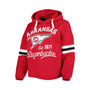 Women's Cardinal Arkansas Razorbacks Super Pennant Pullover Hoodie