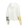 Women's Oatmeal Green Bay Packers Harper Pullover Hoodie