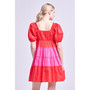 Women's Two Tone Sweetheart Mini dress